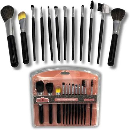 Kit de Pincéis para Maquiagem Profissional – 12 Peças - Imagem 4